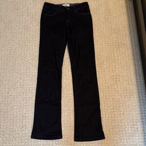 PAIGE Women's Classic Black Straight Leg Jeans